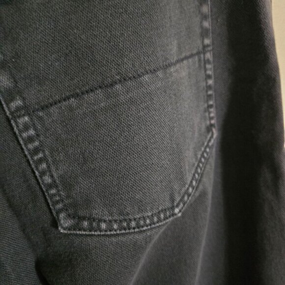 Fcuk Gray Corduroy Front Denim Back Button Front Cotton Jeans Size 32 - Picture 5 of 8